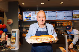 Ken Otto, the CEO of Redberry, is photographed at Jersey MIke's at Union Station in Toronto, Tuesday, Jan. 21, 2025. THE CANADIAN PRESS/Cole Burston